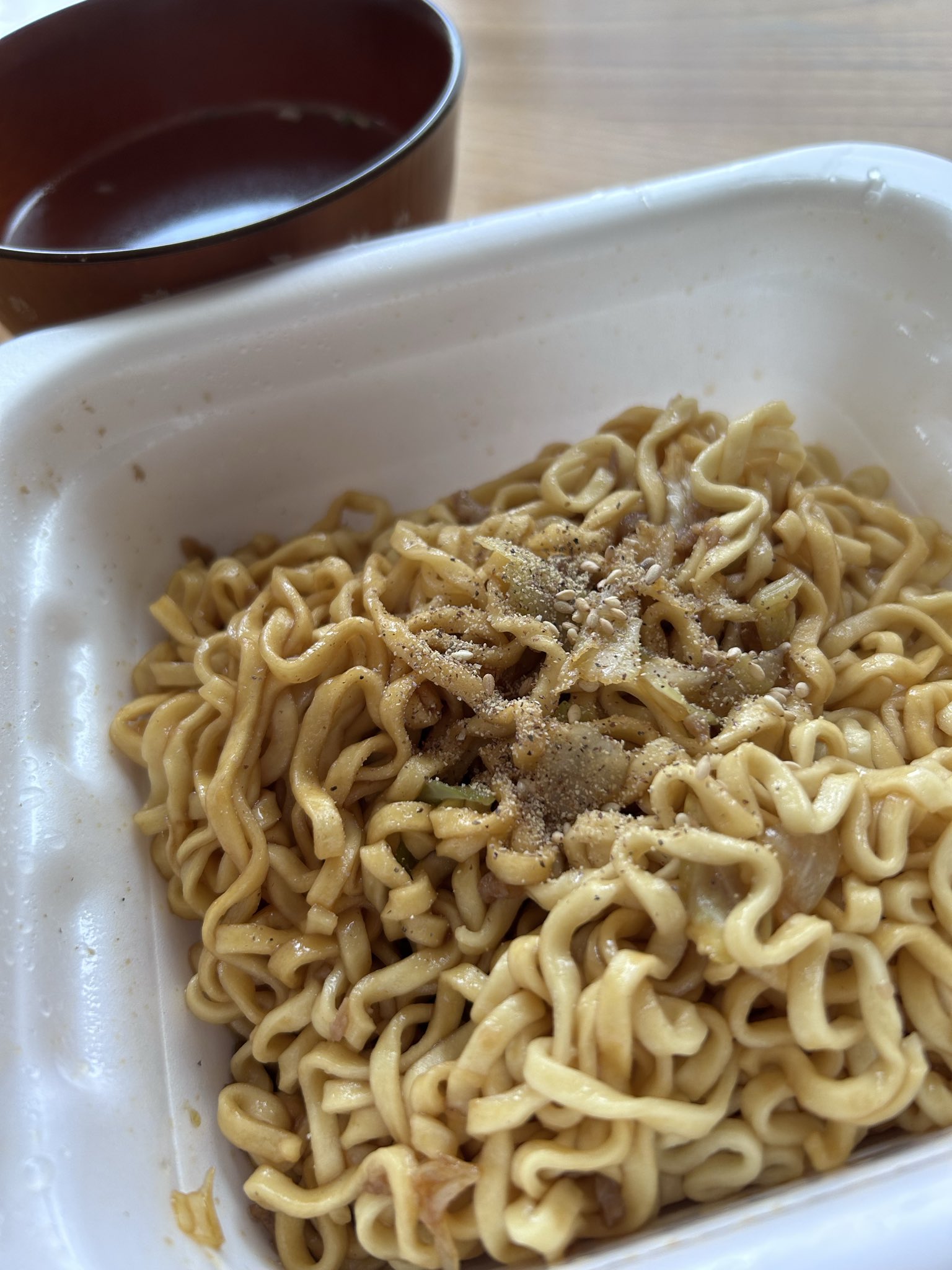 やきそば弁当 油そば風 写真3