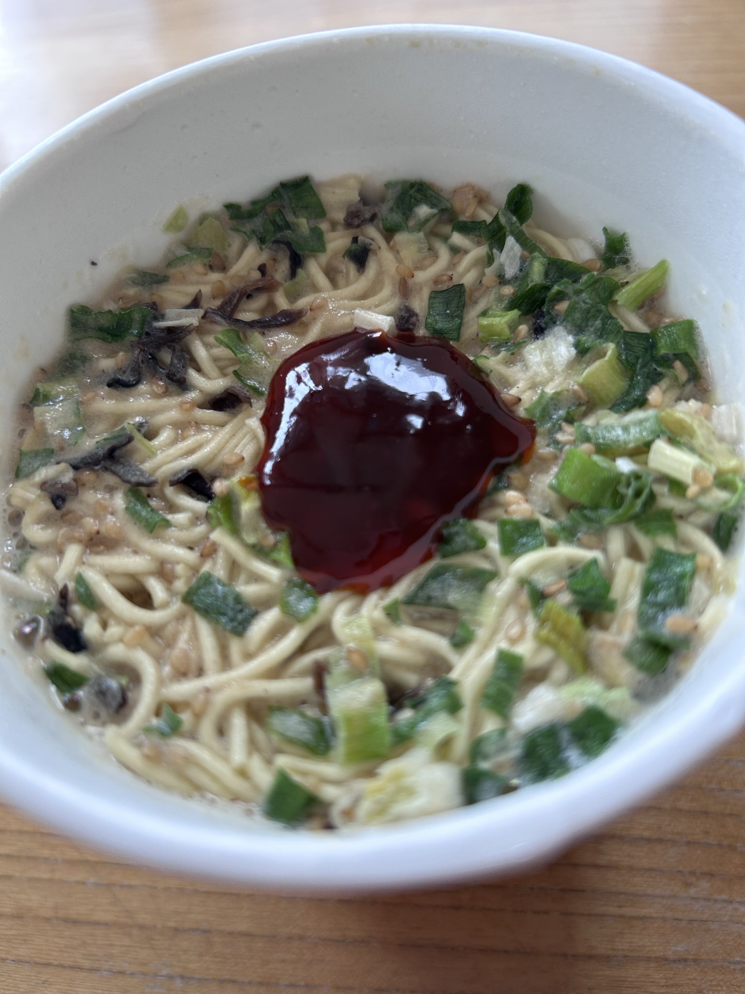 辛旅 大魔王入り 博多激辛とんこつラーメン 写真3